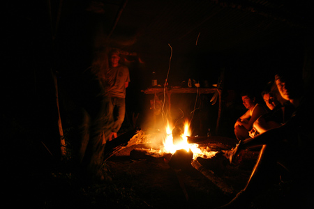 Campfire at Night