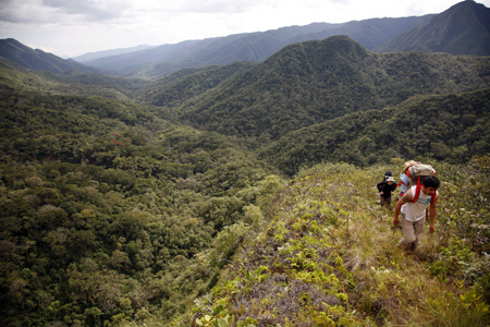 A nice view of the hills we climbed