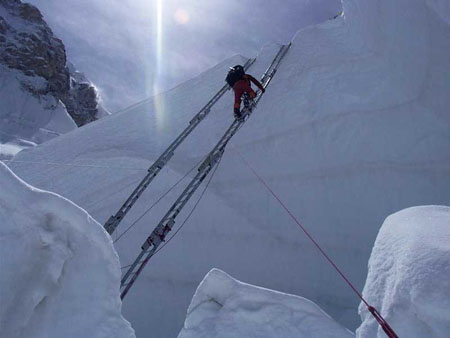 Khumbu Icefall, Photograph by Olaf Rieck